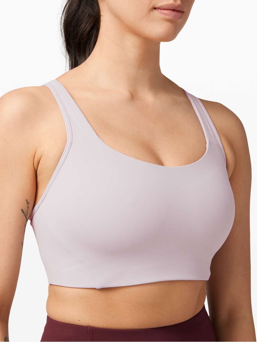 Lululemon Women's All Powered Up Bra *Medium Support* In Iced Iris Size 34C